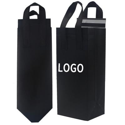 China Waterproof Custom Logo Size Non Woven Aluminum Foil Insulated Reusable Aluminum Lunch Bag Heat Insulation Picnic Cooler Bag for sale