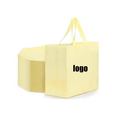 China 100% Eco-friendly Reusable Nonwoven Tote Bags For Die Cut pp Grocery Shopping Bag Eco Nonwoven Wholesale Custom Promotion Nonwoven Bags for sale