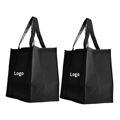 China 100% High Quality Eco-Friendly Reusable Custom Bag Reusable Gift Tote Bags Fabric Reusable Nonwoven Shopping Grocery Shopping Tote Bag for sale