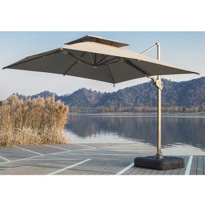 China 360 Degree Rotating Cast Steel Umbrella Factory Base High Quality Outdoor Hanging Umbrella Leisure Outdoor Ways for sale