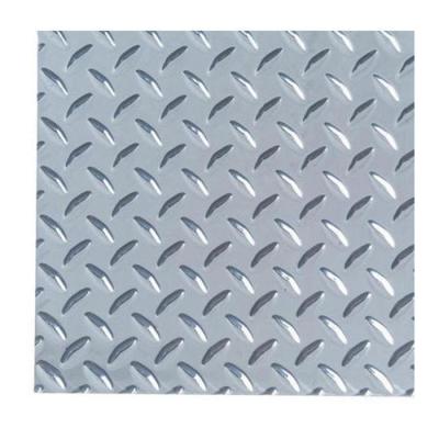 China Hot Dipped Galvanized Steel Checkered Plate For Sale ASTM A36 Q235B SS400 5mm Thickness Flat Steel Plate for sale