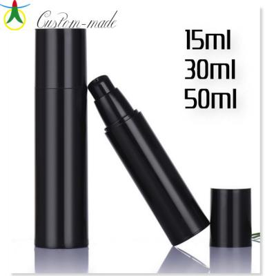 China Gift & Craft No.G2104 - Smaller PET Black Spray Cream Bottle 15ml 30ml or 50ml for sale