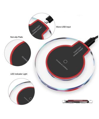 China Smart Phone Wireless Charger Support Wireless Charger 2-Pack Qi-Certified Wireless Charging Pad 10W For iPhone Series for sale