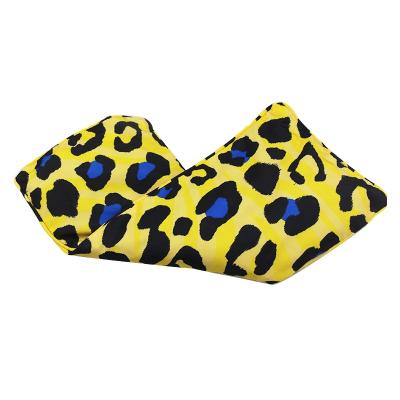 China neck & High Quality Soft Flaxseed Fleece Print Shoulder Leopard Print Shoulder Heat Pack Eco Friendly Microwave Heat Pad for sale