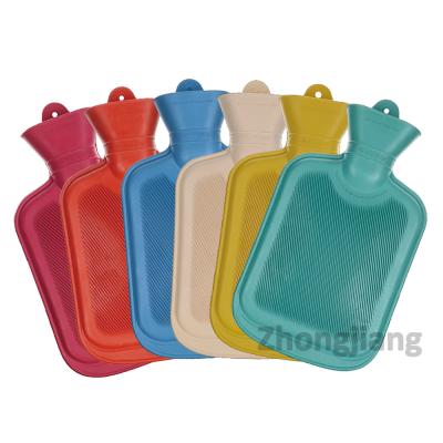 China Natural Rubber Rubber Bag Custom Hot Water Bag Small Hot Water Bottle 1500ml for sale