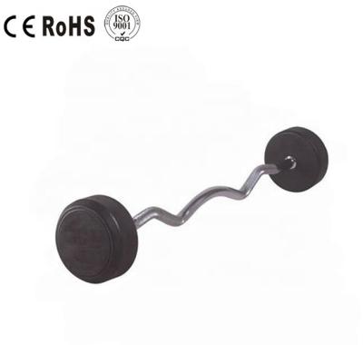 China Wholesale High Quality Universal 20kg Curve Bar Bell Home Gym Equipment Weight Lifting for sale