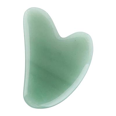 China Portable Facial Microcirculation Shapes Multi Face Body Guasha Scraping Natural Jade Gua Sha Tool for sale