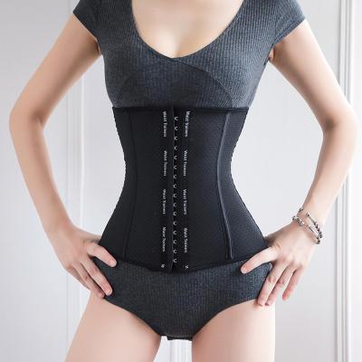 China Antibacterial Steel Boned 25 Bone 9 Private Label Mens Vest Invisible And Double Thigh Straps Custom Training Corsets Gold Waist Trainer for sale