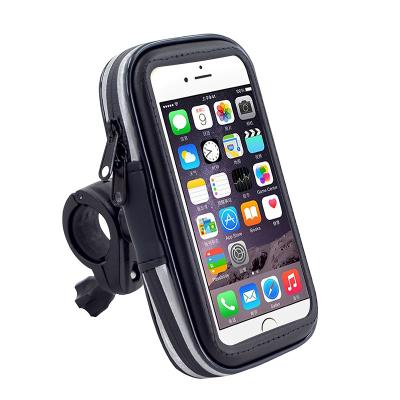 China Waterproof Bike Bicycle Phone Holder Bag Cell Phone MP4 GPS PDA Touch Screen Phone Case/Universal Black Bike Mount for sale