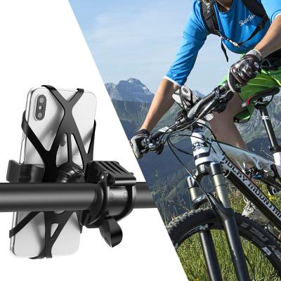 China 360 Degree Rotating 360 Adjustable Phone Holder Cell Phone Bracket Phone Holder Cycling Clip For Scooter Bicycle Bike Motorcycle for sale