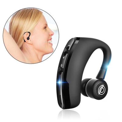 China In-Ear V9 Wireless Headset Business Voice Control Ture Stereo Earhook Earphone With Handsfree MIC à venda