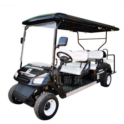 China High Quality Custom 4 Wheel 6 Seat Club Car Electric Golf Car 3500*1200*1900mmH for sale