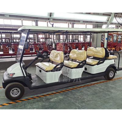 China Sanchuan Manufacturer 8 Seater Club Car Electric Golf Carts For Sale 4700*1200*1900mmH for sale