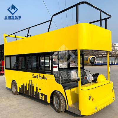 Cina Electric Open Top Double Decker Sightseeing Bus Ride 5390*1710*3060mmH Wholesale Price in vendita