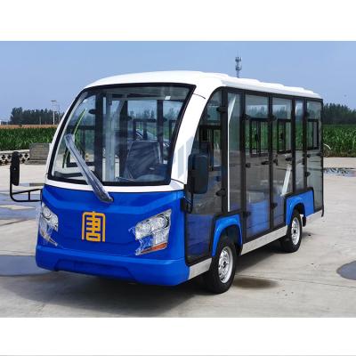 Cina China Manufacturer Fully Enclosed Electric Sightseeing Car Bus Tourist For Outdoor Playground 4350*1550*2020mmH in vendita