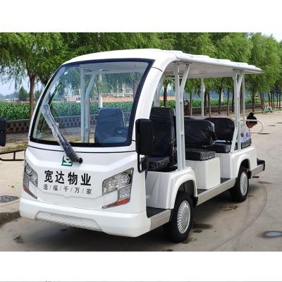 China Custom Tourist Shuttle Electric Sightseeing Car For Outdoor Playground 4350*1550*2020mmH à venda