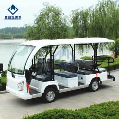 Cina 11 Passenger Scenic Tourist Electric Sightseeing Car For Sale 4350*1550*2020mmH in vendita