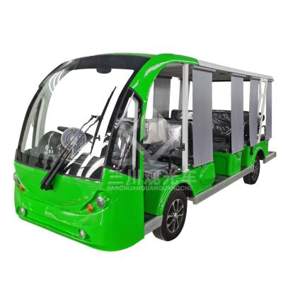 Китай Sanchuan Sightseeing Electric Car Tourist Shuttle 4350*1550*2020mmH продается