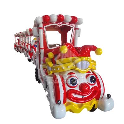 China China Manufacturer Indoor Clown Kids Battery Electric Power Clown Mall Trains For Mall 15 Seats for sale