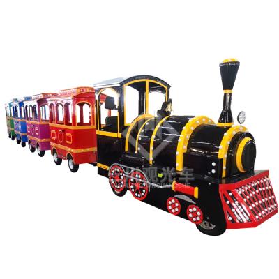 Chine Customized Amusement Park Ride Amusement Watt Mini Express Electric Train For Kids Park 24 Seats à vendre