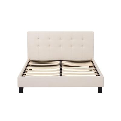 China Storage Modern Soft Bed Frames Set Room Furniture Set Luxury Unique Fabric Slatted King Queen Size Wood Bed With Frame for sale