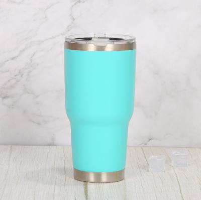 China Disposable Sublimation Blanks 30oz Stainless Steel Tumblers Vacuum Insulated Coffee Mug With Straw for sale