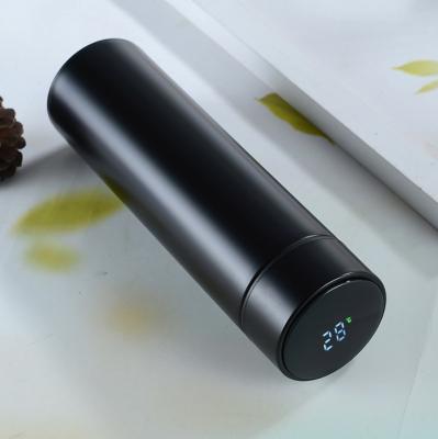 China Stainless Steel Disposable Water Bottle LED Temperature Display Insulated Thermos for sale