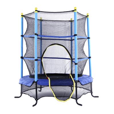 China Private Label Durable Indoor Fitness Jumping Trampoline With Safety Net For Kids for sale