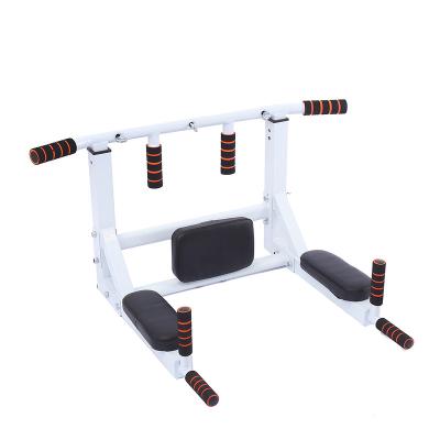 China Durable Fitness Equipment Indoor Gym Wall Mount Pull Up Bar + PVC Pad Multifuncional Steel Pipe White Durable Bodybuilding Fitness 12kg for sale