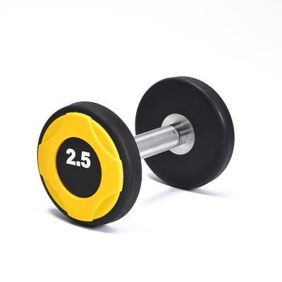 China Durable OEM Strength Training Iron Handle Fixed Life Round Fitness Dumbbell for sale