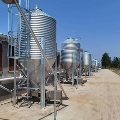 China Farm automatic chicken feed silo for animal feed poultry OEM silo for poultry farm for sale