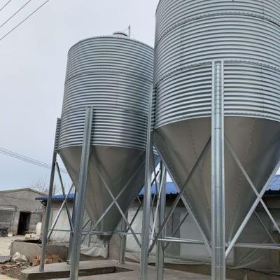 China Farm automatic chicken feed silo for poultry OEM chicken plant silo for poultry farm for sale