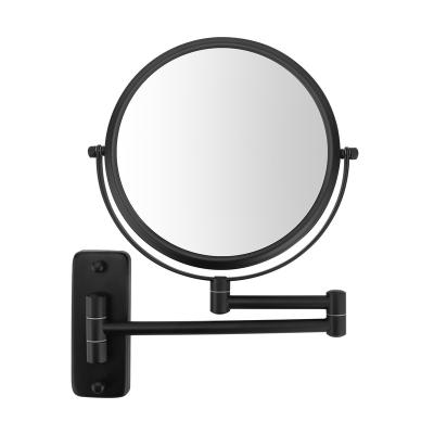 China Wall Mounted Led Magnifying Light Magnifying Mirror 10X Hotel Battery Operated Bathroom Make Up Mirrors for sale