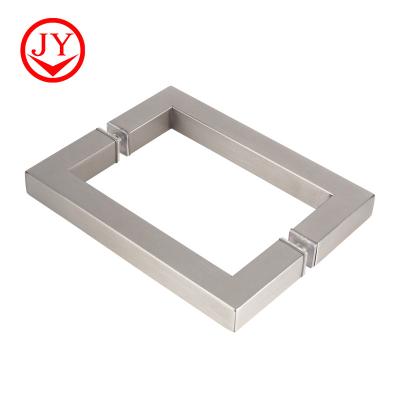 China 304 Stainless Steel Modern Rustproof Glass Wooden Door Handle for sale