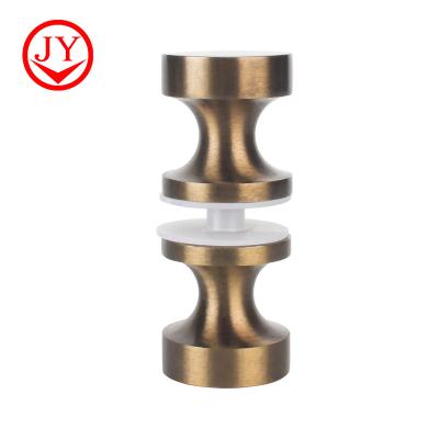 China Modern Premium Satin Gold Zinc Alloy Shower Door Knob for sale