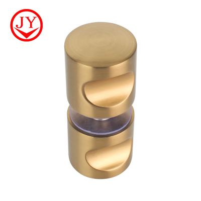 China Gold Quality Modern Brushed Brass Bathroom Door Knob for sale