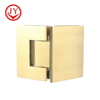 China Modern Quality Solid Brass Fine Molding 135 Degree Adjustable Shower Glass Hinge for sale