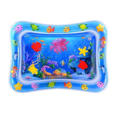 China Inflatable Tummy time  infant play activity center inflatable baby water play mat for sale