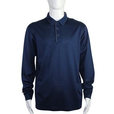 China Factory direct sale breathable comfortable long sleeves POLO SHIRT for men for sale