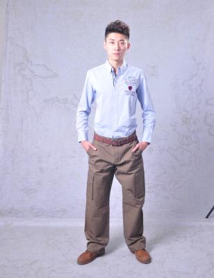 China OEM ODM High Quality Custom Woven Long Sleeve Mens Long Sleeve Shirt Woven Golf for sale