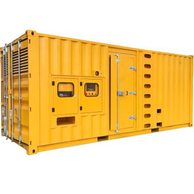 China 1MW/1.2MW/1.5MW/2MW containerized high power generator set can be used in oil fields, mines, hospitals, schools ect. S500GFS for sale