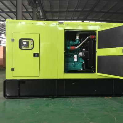 China 140 KVA Diesel Generator Soundproof Waterproof With ATS MTS 140GF for sale