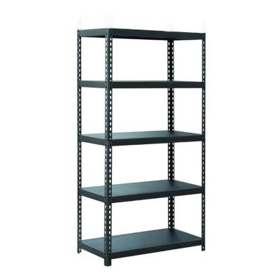 China Stocked 4 Layers Medium Duty Boltless Steel Rack Storage Warehouse for sale