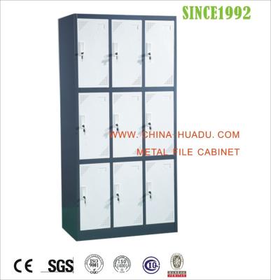 China (Size)Adjustable Steel Wardrobe Clothes Locker Powder Coated Steel Storage Lockers for sale