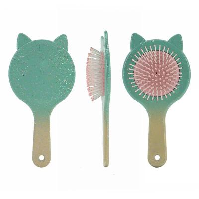 China For Home Use Cartoon Animal Hairdressing Products Straighten Hair Massage Comb Cute Child Safety Airbag Portable Comb for sale