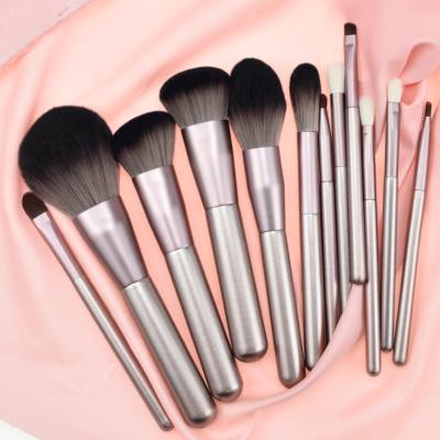 China Angular Blush Foundation Synthetic Eyeshadow Makeup Brushes Cute Makeup Brush Set for sale