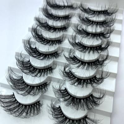 China Real Mink 3d Eyelashes Sellers Eyelashes Full Strip Criss Cross Set Lashesh Lashes 18mm Vegan Mink Lashes Seller Fuzzy Cruelty Free Lashes for sale