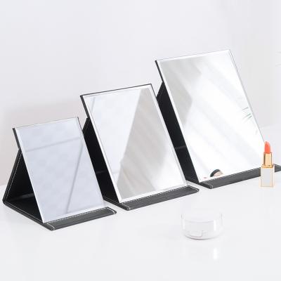 China Personalized Custom Small Foldable Tabletop Travel Vanity Beauty Makeup Mirror for sale