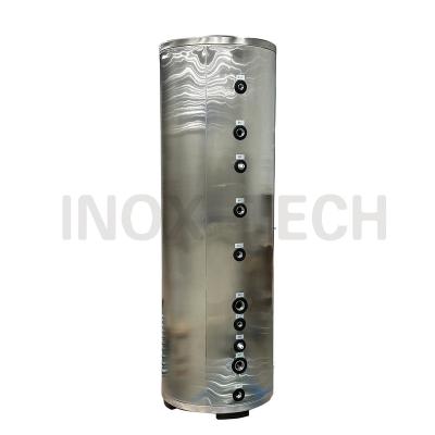 China Hotel Multiple Colors Available Duplex Stainless Steel Buffer Boiler Solar Water Tank Dhw Water Tank for sale