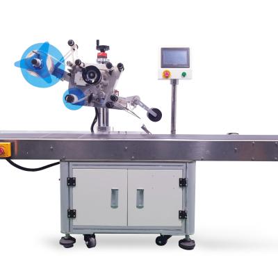 China Plastic case high quality automatic sticker medicine labeling machine food flat surface labeling machine for sale